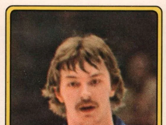 Hardy Åström avbildad på ett Panini-samlarkort från 1979